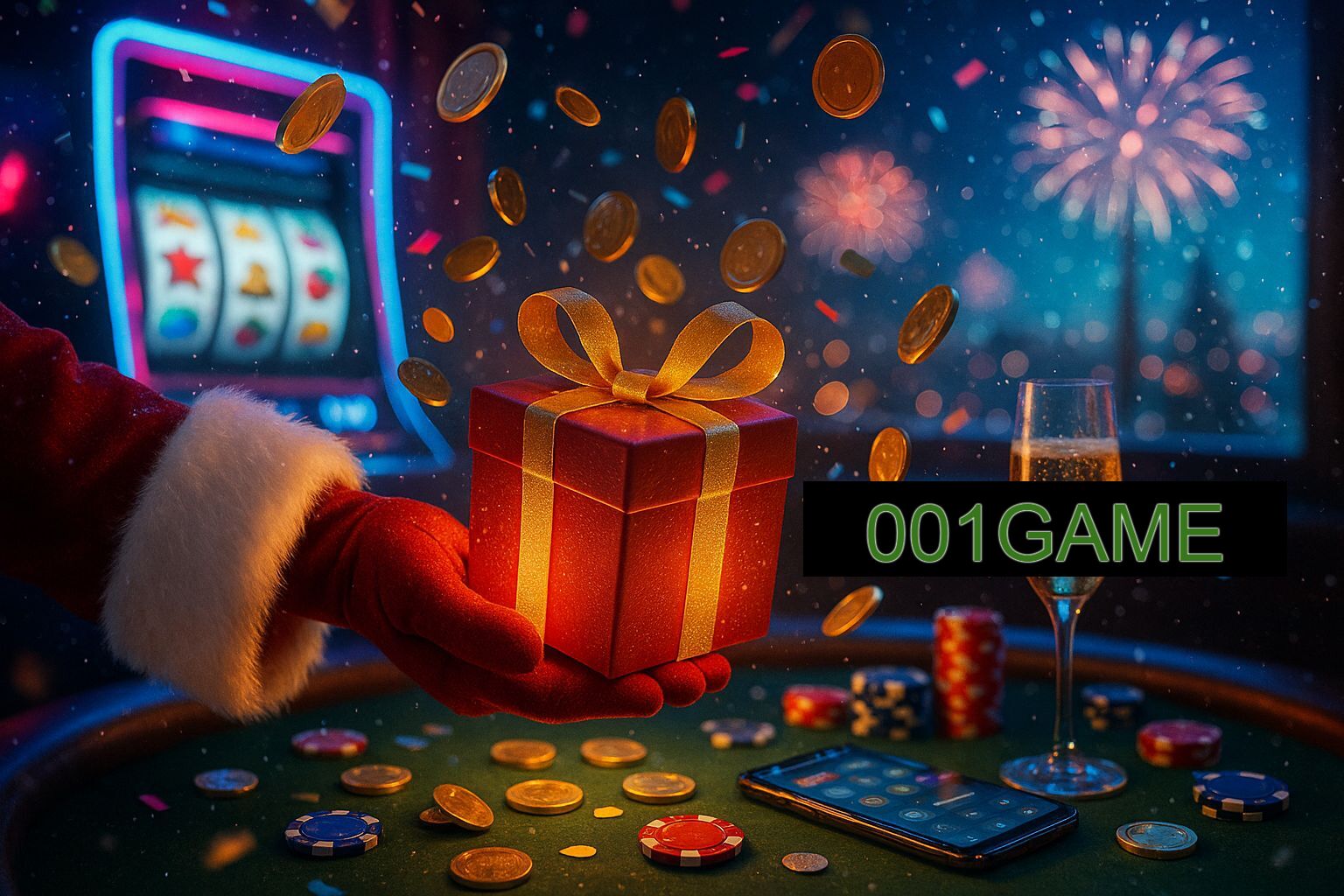 Promoções de Ano Novo no 001GAME